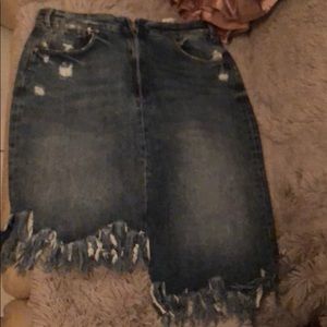Denim skirt